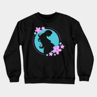 Pregnant Woman Crewneck Sweatshirt